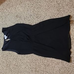 Elle Swiss dot black dress